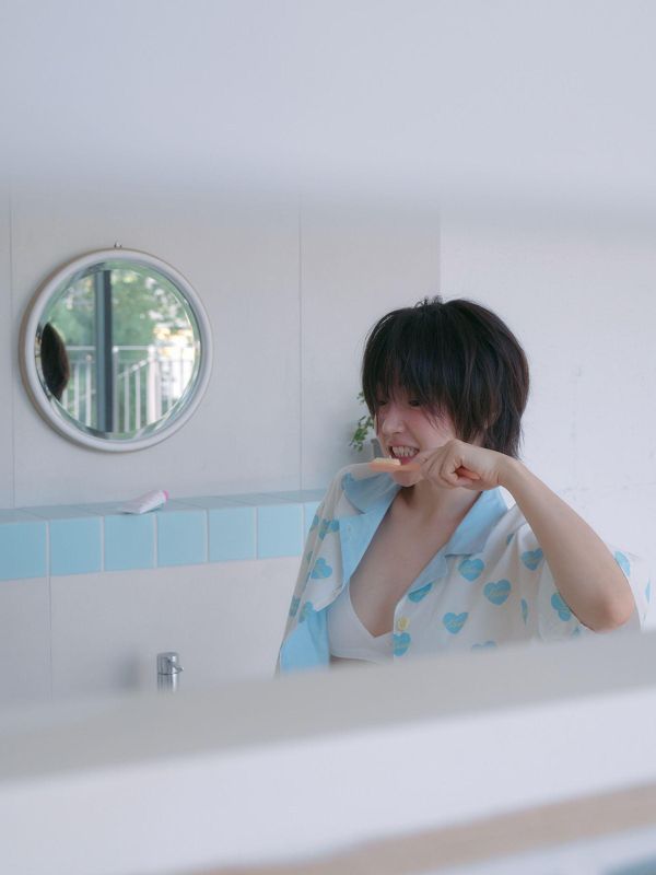 MMOM 天藍愛心睡衣套裝｜100%純棉・限量系列 