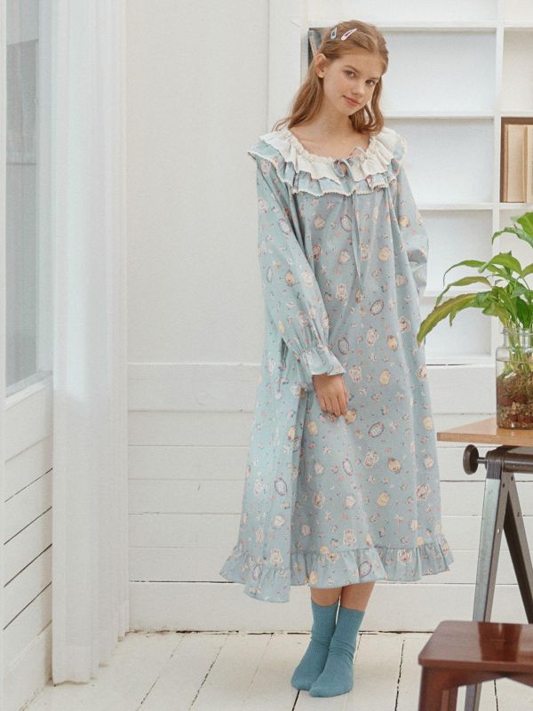 ULLALA  睡衣洋裝｜Baby Blue  26S 