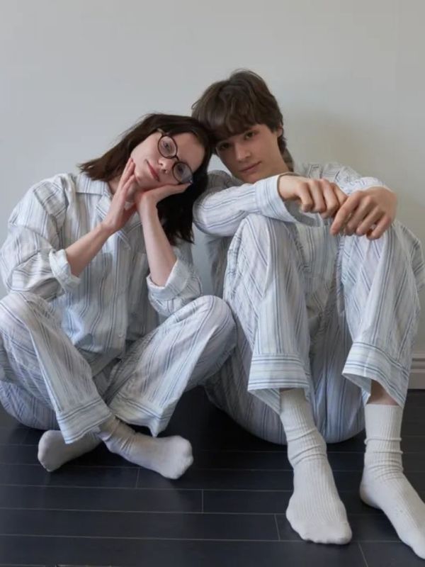 VIVIHOME 韓國藍色夢境睡衣套裝｜午夜巴黎系列 