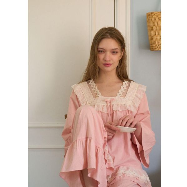 ULLALA  粉霧房間  睡衣套裝｜蜜桃粉 26S 