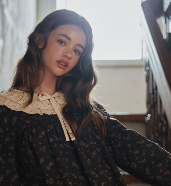 ULLALA 黑紫羅蘭睡衣套裝 