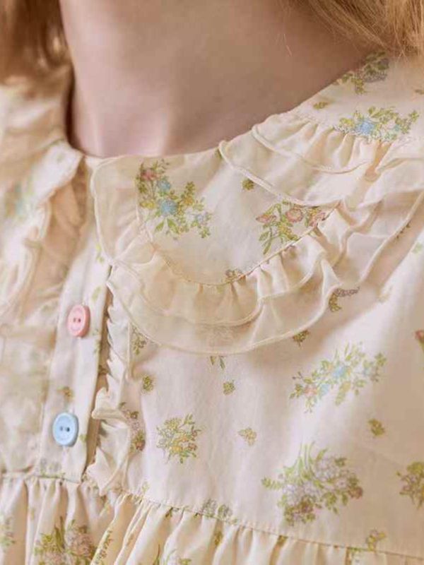 ULLALA  春款法式小花園系列 睡衣套裝｜Butter  26S 