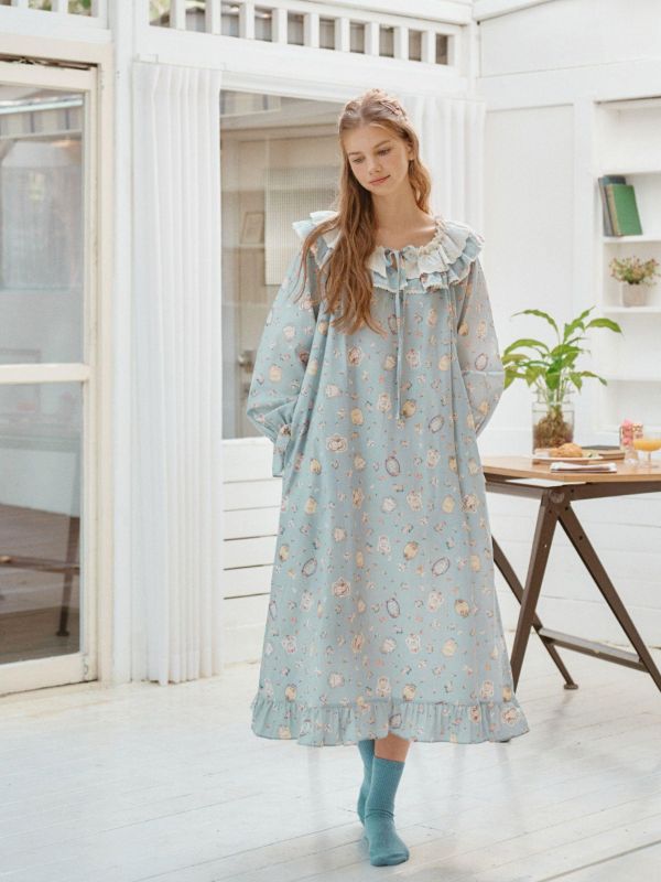 ULLALA  睡衣洋裝｜Baby Blue  26S 