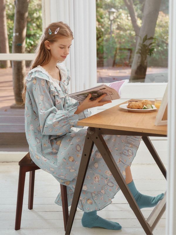 ULLALA  睡衣洋裝｜Baby Blue  26S 