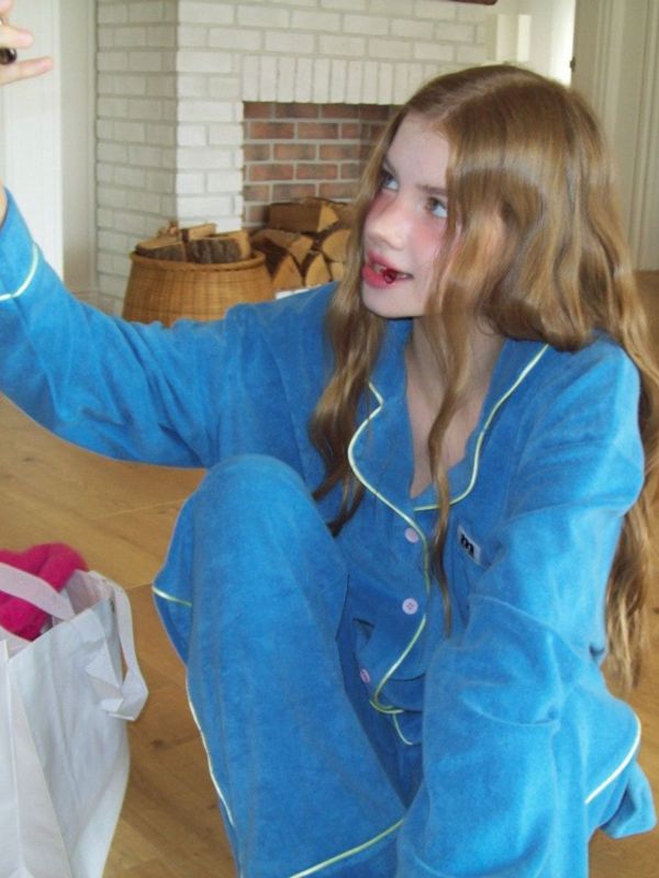 MMOM 柔軟保暖時尚家居服｜天藍色 