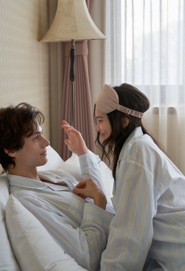 VIVIHOME 巴黎記憶藍色睡衣套裝 