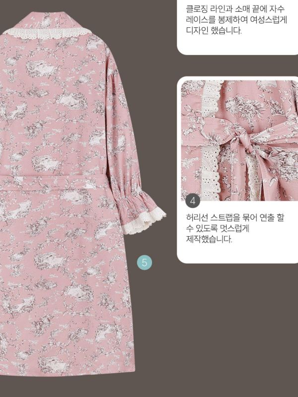 LUNALUZ  托卡散策系列｜夏洛特托卡睡袍 26S 