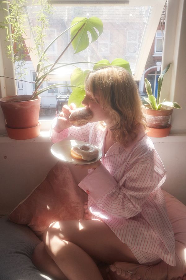 MMOM 扁平桃色襯衫 粉色 