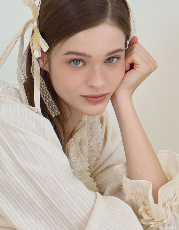 LUNALUZ 晨光呢喃 純棉蕾絲睡衣洋裝 