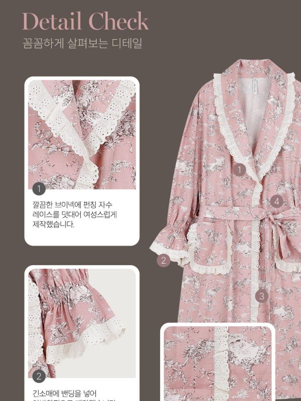 LUNALUZ  托卡散策系列｜夏洛特托卡睡袍 26S 