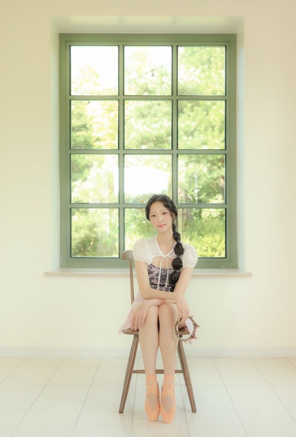 韓國iilaire - Antique Camisole吊帶舞衣 (NUDE PINK) 