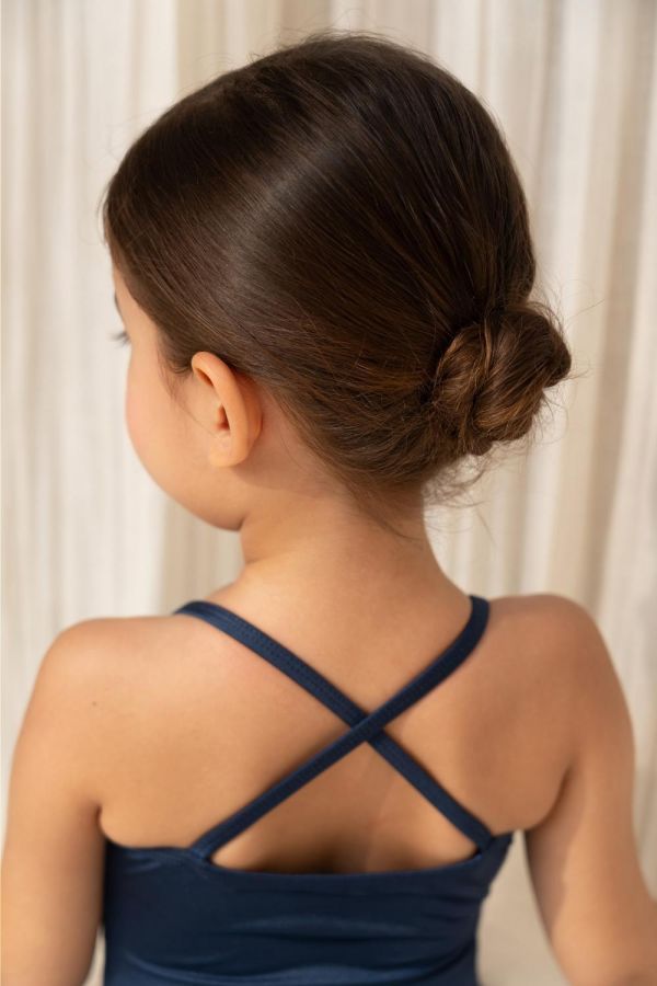 韓國 -  Snap First澎澎裙連身兒童舞衣 (Navy) 