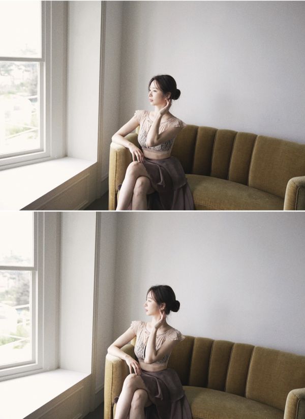 韓國Lenique - Black swan鋼管上衣+短褲 (Beige) 