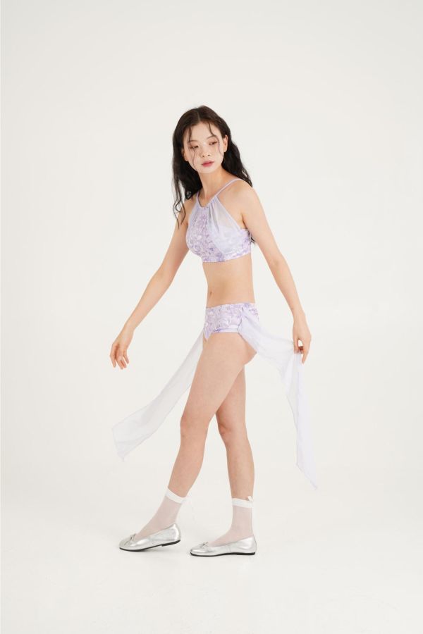 韓國Leanomse - Grida鋼管上衣+短褲 (Lavender) 그리다 