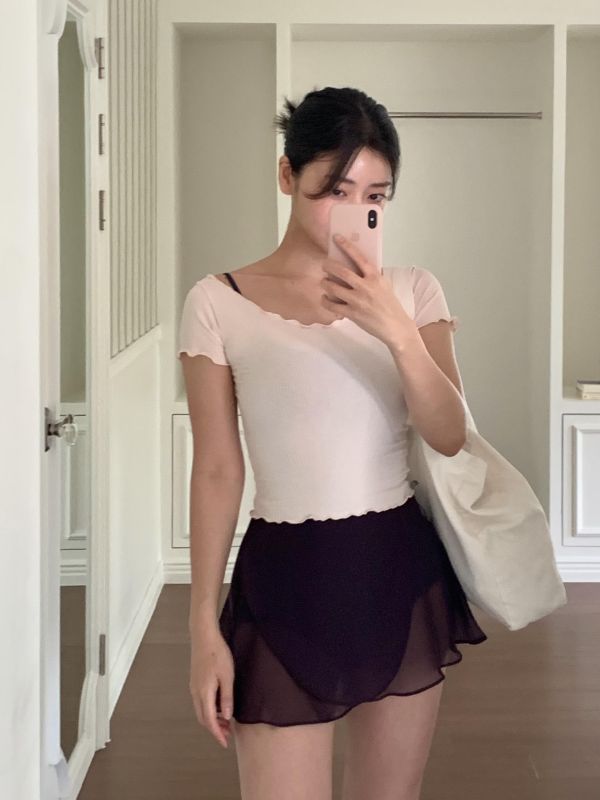 韓國Bonanza - Plume雪紗舞裙 (플럼) 