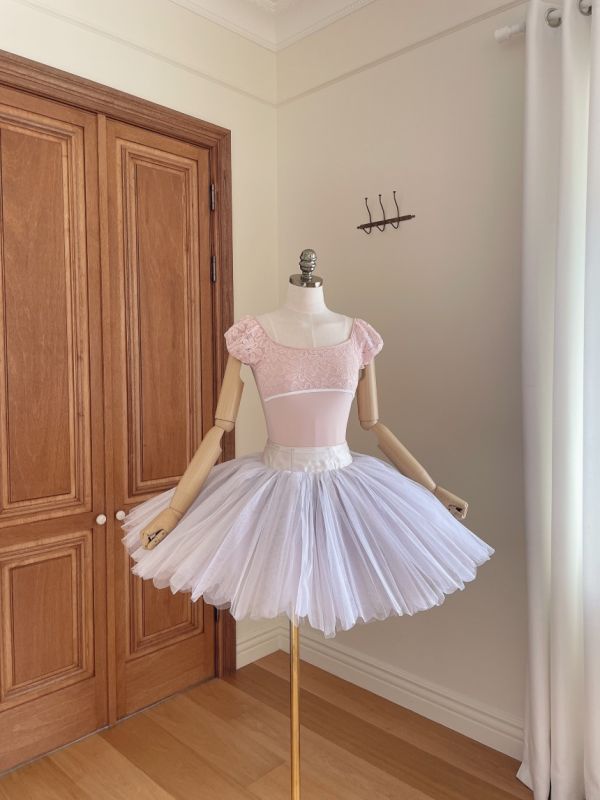 韓國iilaire - Aurora Pink短袖舞衣 