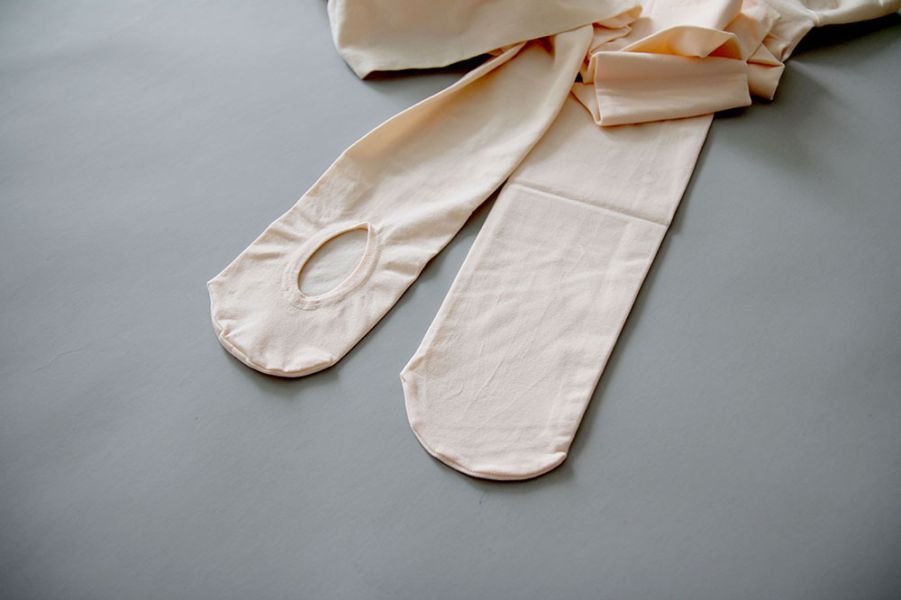 韓國Soulier Rouge - Wide low-rise寬腰帶舞襪 (三色) 