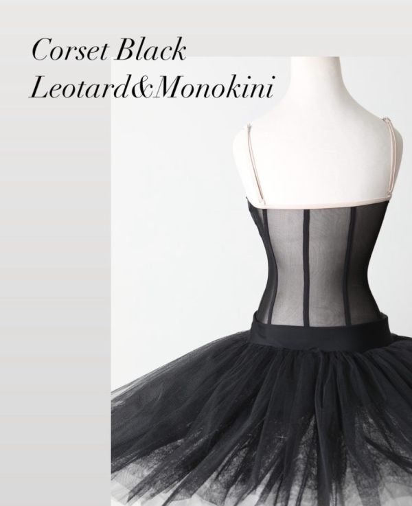韓國La Suit - Corset Black舞衣 
