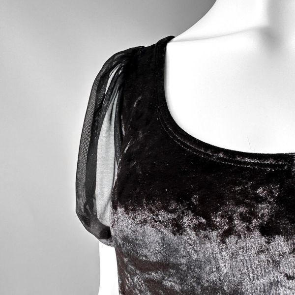 韓國yoora - Lunar短袖舞衣 (Black) 