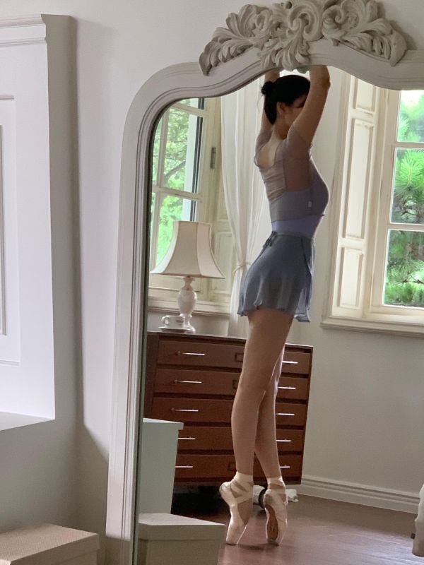 韓國Bonanza - Misty Blue雪紗舞裙 (미스티블루) 