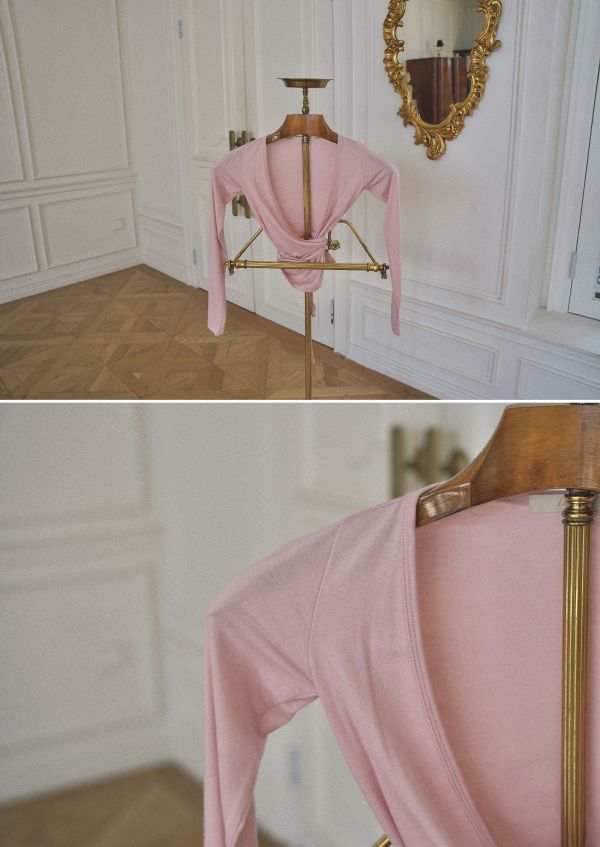 韓國Lenique - Wrap長袖罩衫 (三色) 