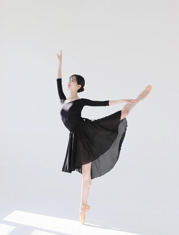 韓國messiah - Aria七分袖黑色舞衣 