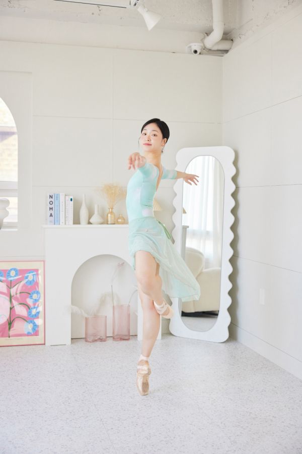 韓國Entrechat - Cloud Dream長袖舞衣 (Light Green) 