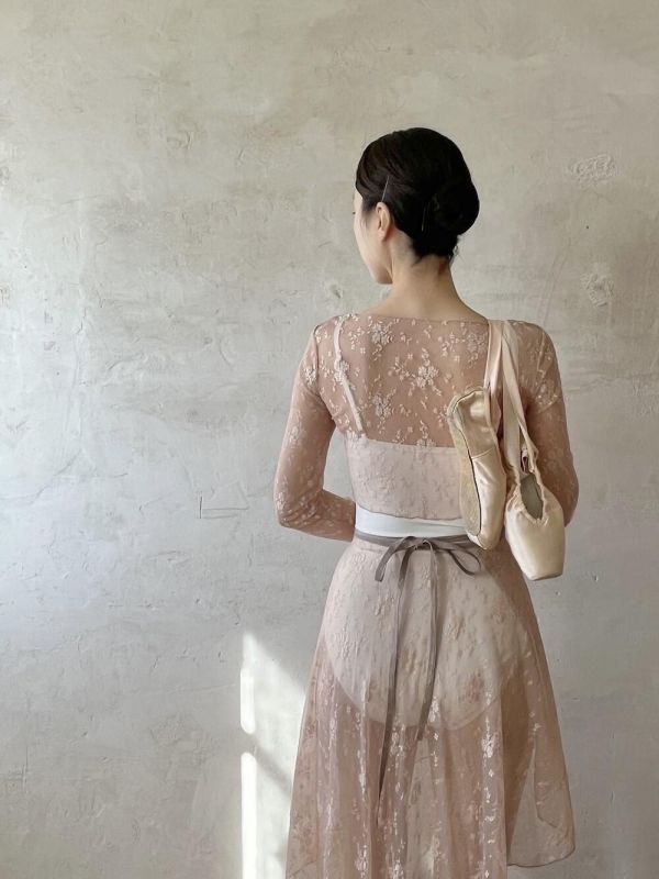 韓國Degage - Ameli中長版舞裙 (Brick rose) 