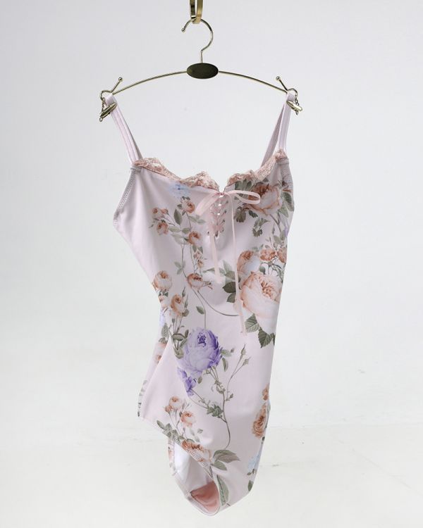 韓國LEVDANCE - Charlotte Floral細肩帶舞衣 (兩色) 샬롯 