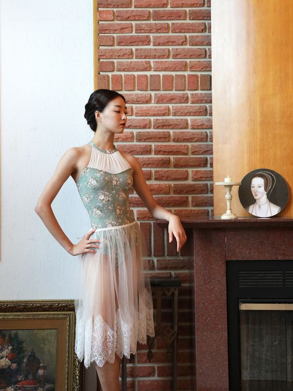 韓國LEVDANCE - Renée BLUSH鬆緊帶舞裙 르네 