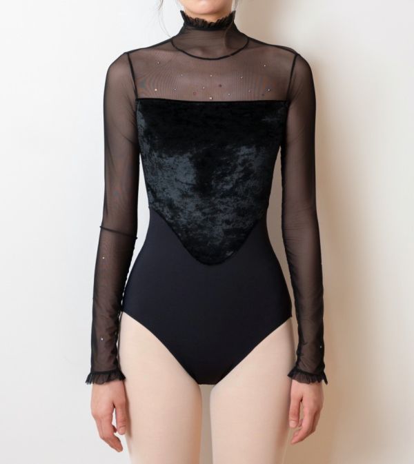 韓國Ode on tutu - Wednesday施華洛世奇水鑽長袖舞衣 