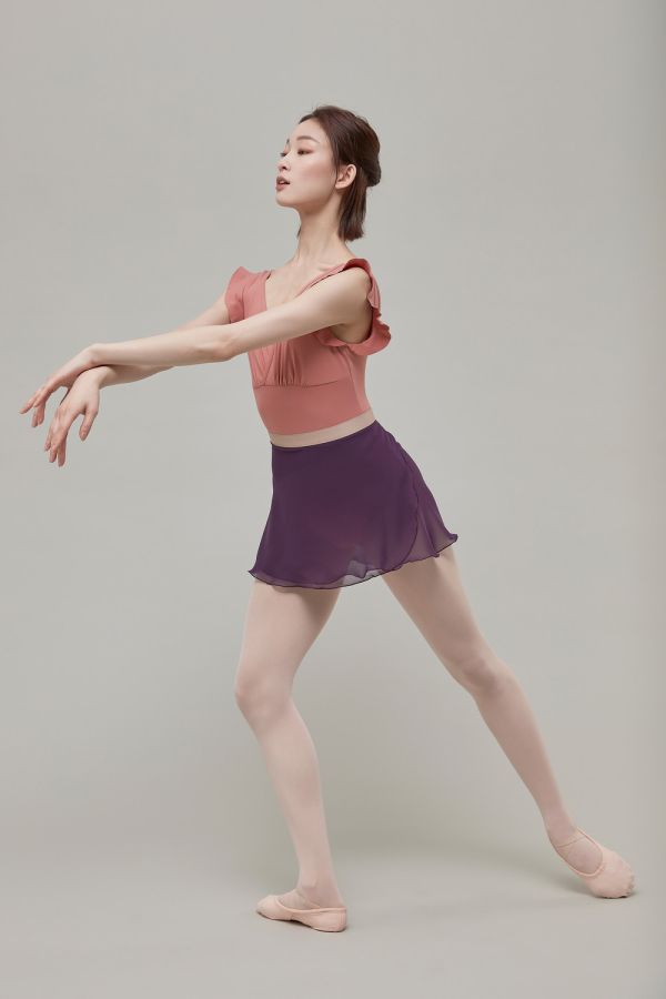 韓國Ballessimo - Grape寬綁帶舞裙 (그레이프) 