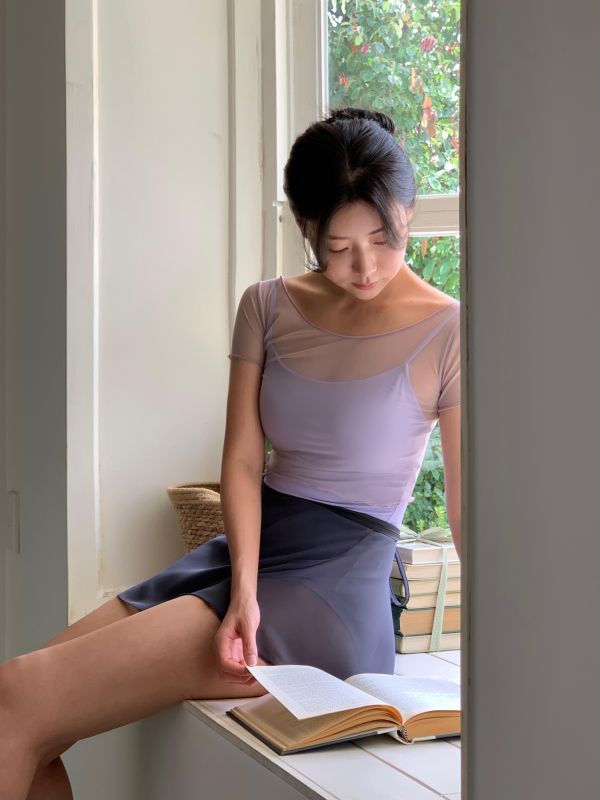 韓國Bonanza - Midnight Blue雪紗舞裙 (미드나잇블루) 