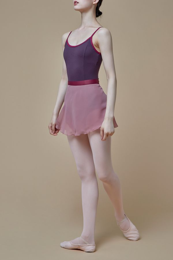 韓國Ballessimo - Rose Brown寬綁帶舞裙 (로즈 브라운) 