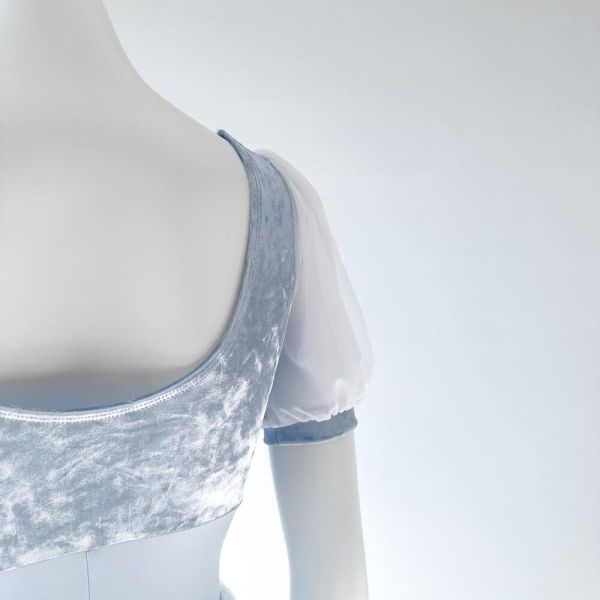 韓國yoora - Lunar短袖舞衣 (Blue Moon) 