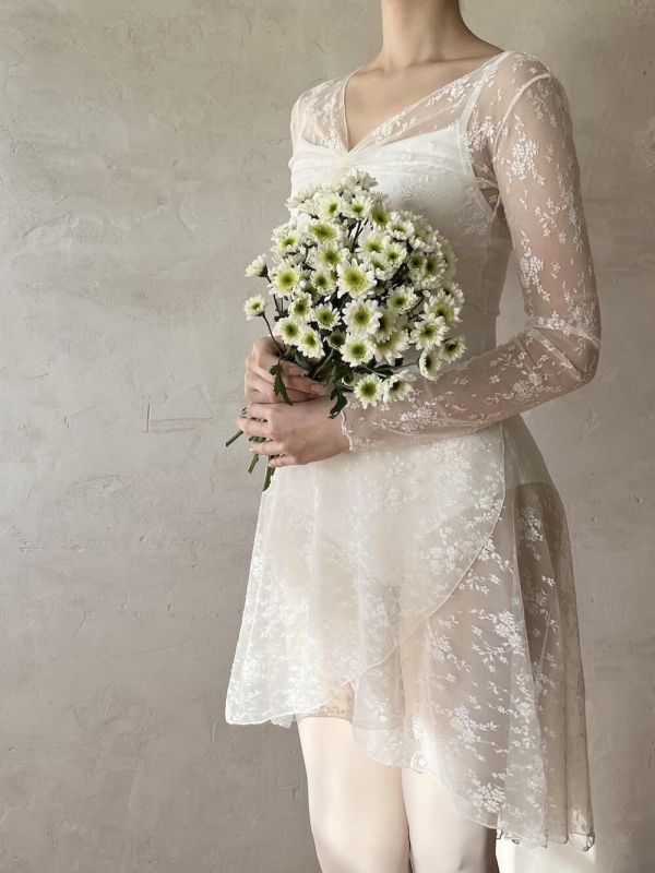 韓國Degage - Ameli中長版舞裙 (White) 