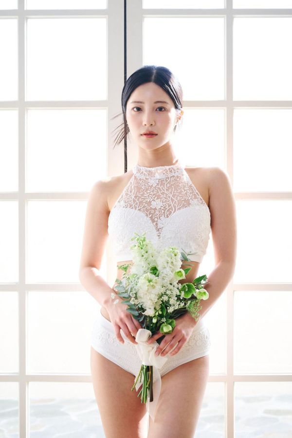 韓國FORALL - Bridal Premium White鋼管舞衣 (上衣+短褲) 