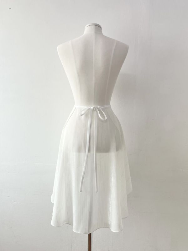 韓國Degage - Classic Midi中長版舞裙 (Off White) 