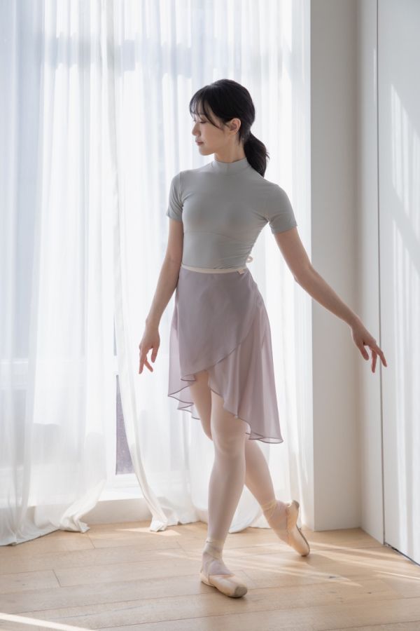 韓國LucyAlice - Pearl短袖舞衣 (兩色) 