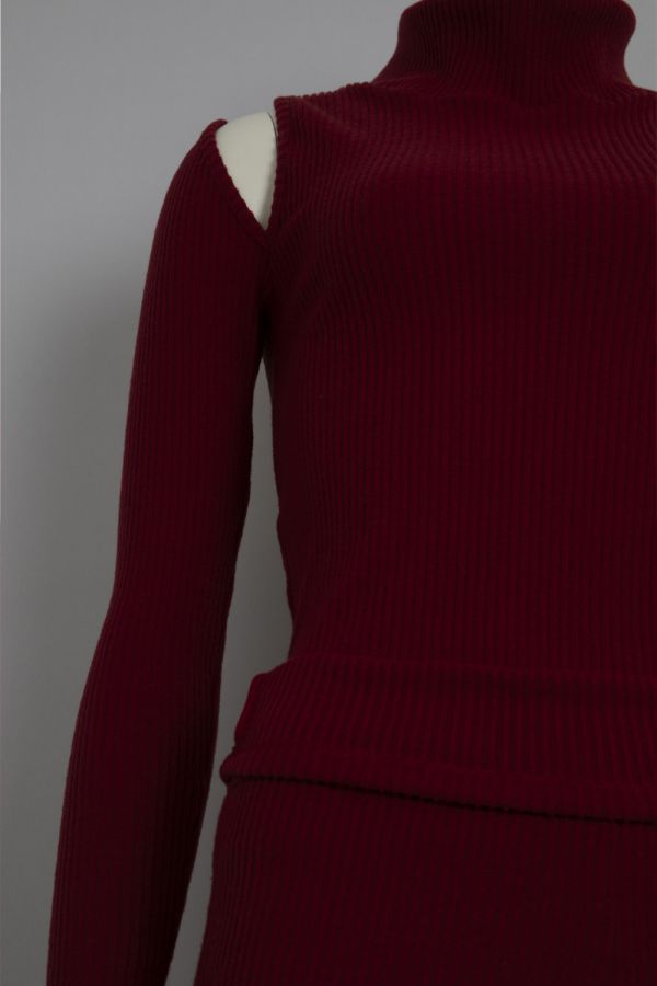 韓國La Scala - Peekaboo保暖套裝 (上衣+長褲) 