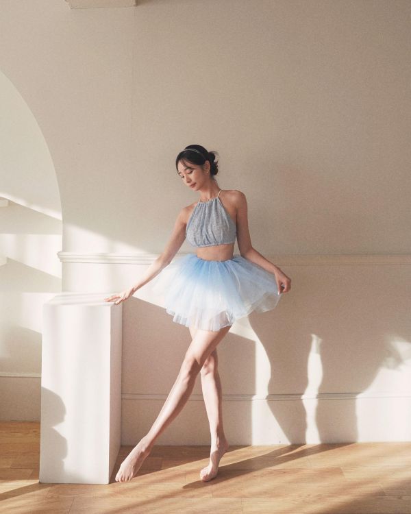 韓國Lenique - Poling tutu舞裙 (Sky Blue) 