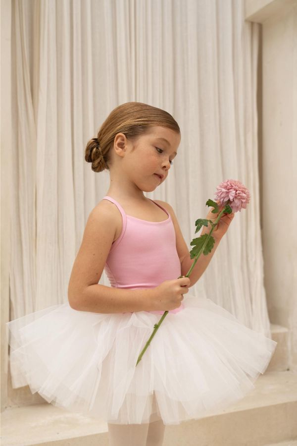 韓國 -  Snap First澎澎裙連身兒童舞衣 (Pink) 