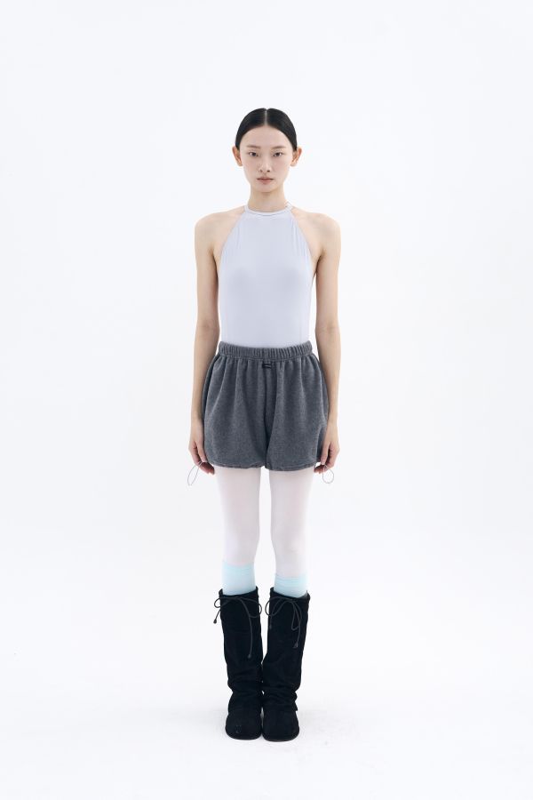 韓國toitoi - Fleece Puff短褲 (Deep Melange) 