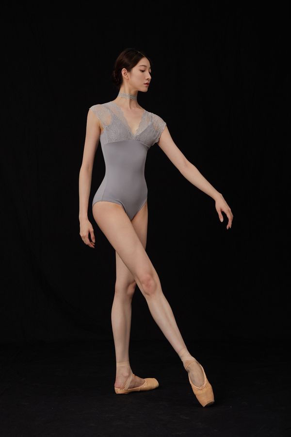 韓國Bonanza - Lace優雅舞衣 (Light Gray) 