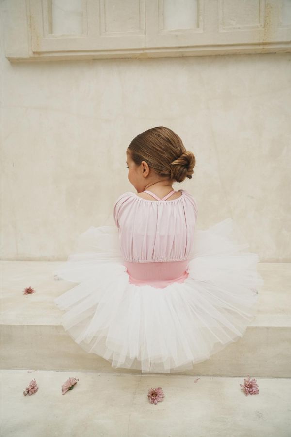 韓國 -  Snap First澎澎裙連身兒童舞衣 (Pink) 