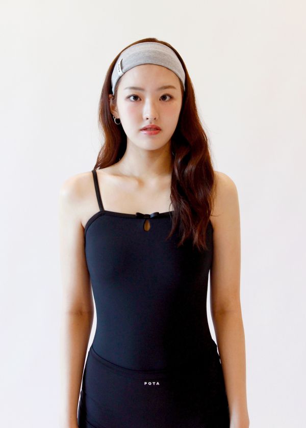 韓國POTA - 7 leotard吊帶舞衣 (Black) 