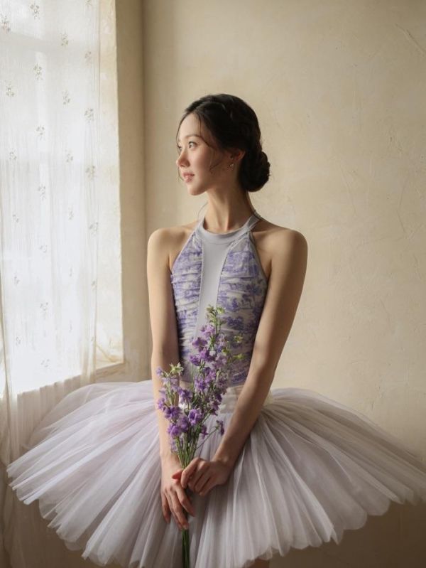 韓國iilaire - Eline Pure Lilac舞衣 