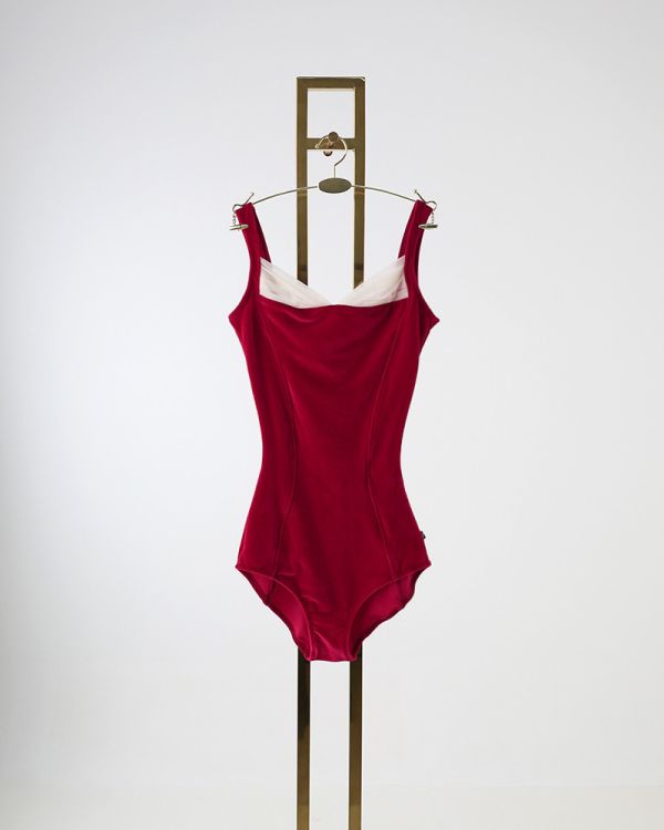 韓國LEVDANCE - Beatrice Velvet舞衣 (Red) 