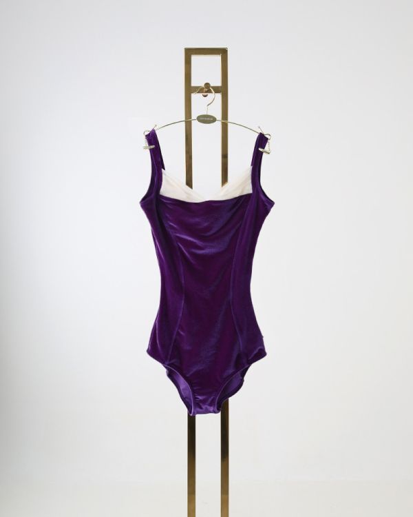 韓國LEVDANCE - Beatrice Velvet舞衣 (Purple) 