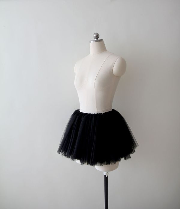 韓國Soulier Rouge - Anne Mini Tutu舞裙 (BLACK) 